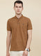 Men Brown Printed T-Shirt