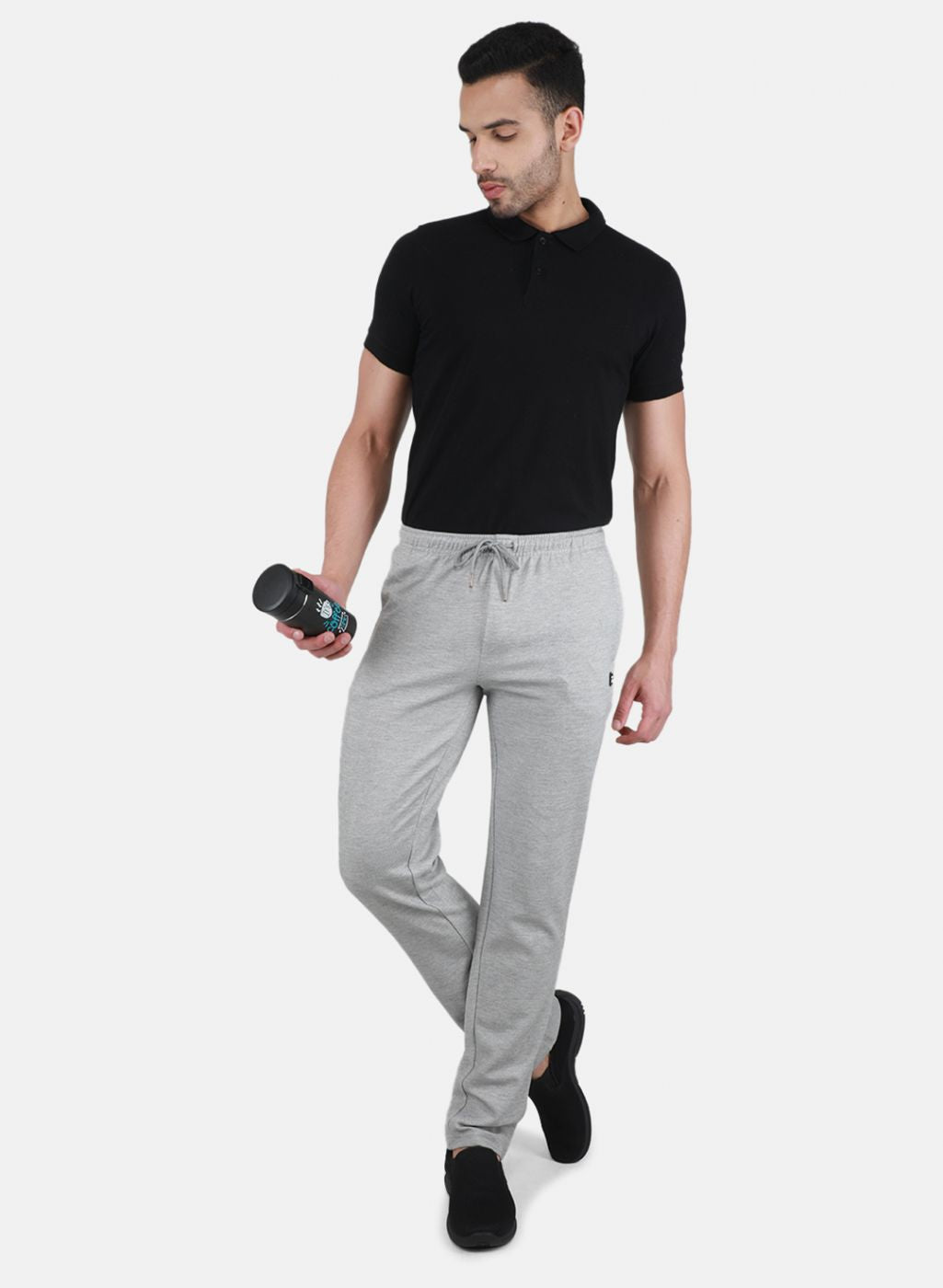 Men Grey Regular Fit Lower