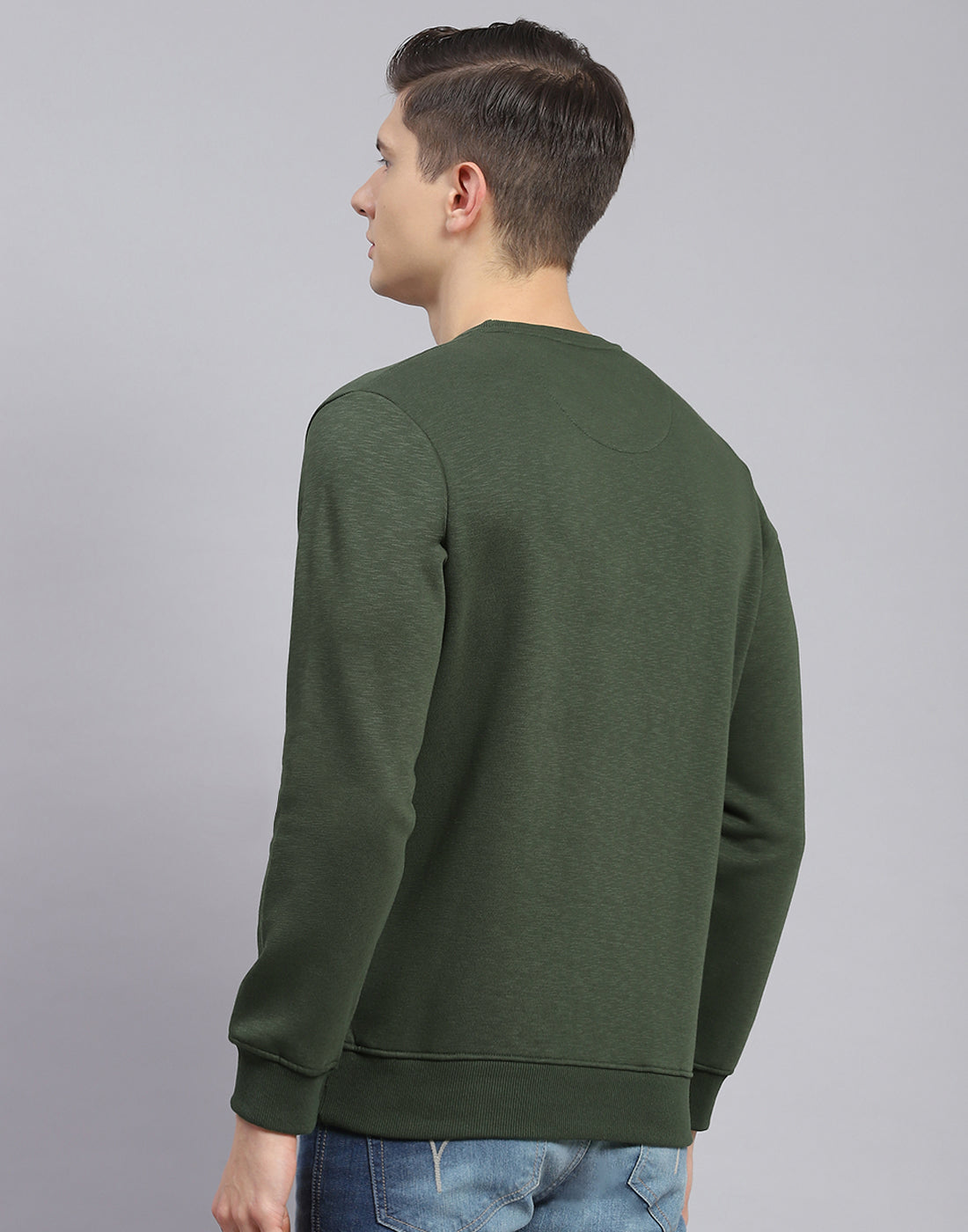 Olive sweatshirt men hot sale