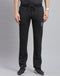 Men Black Stripe Regular Fit Winter Lower