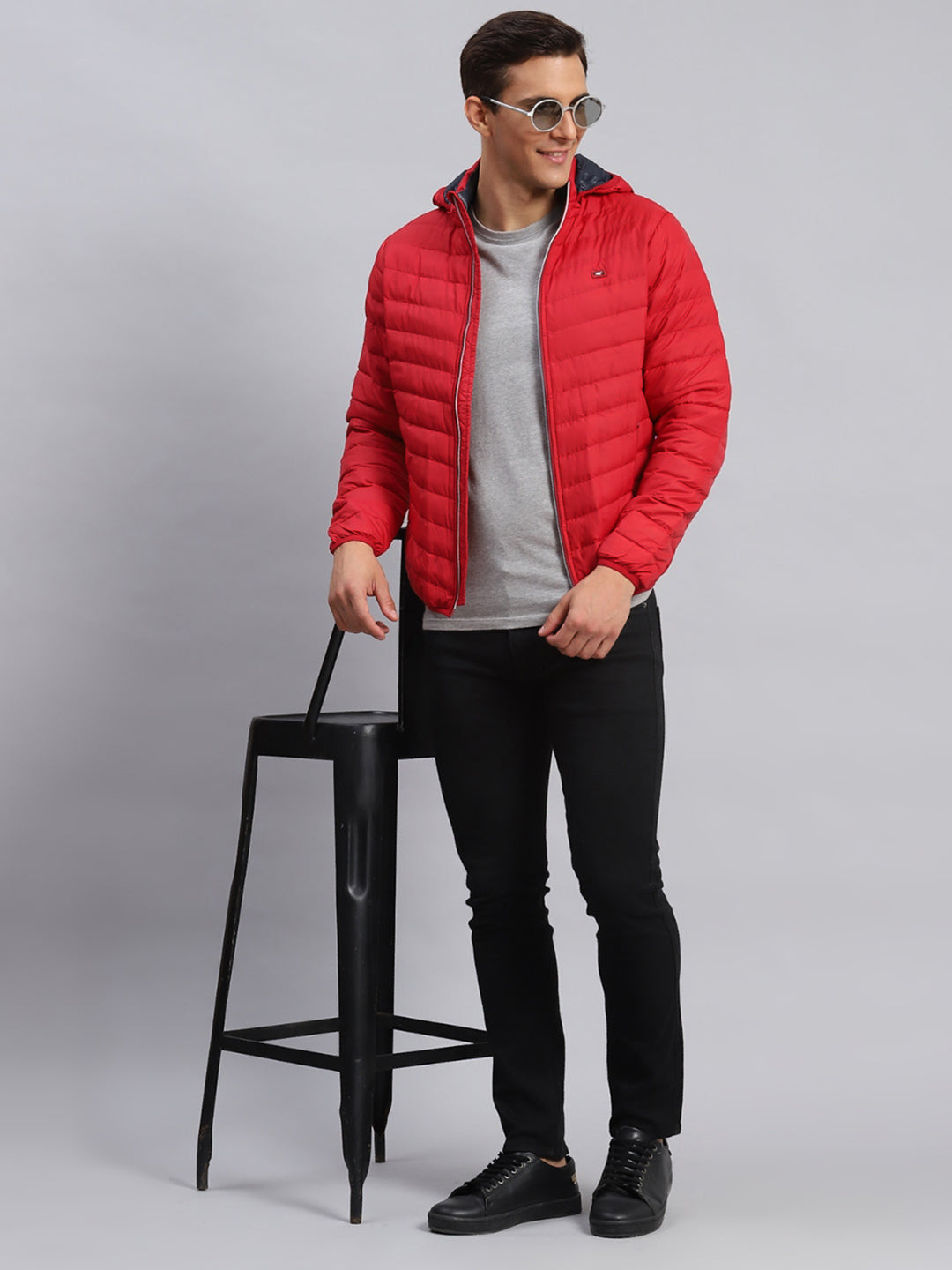 Buy Ajile By Pantaloons Men Red Solid Bomber Jacket - Jackets for Men  2243405 | Myntra