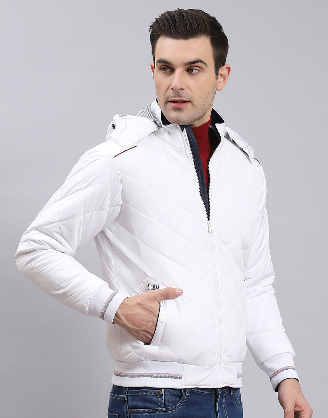 Cloak & Decker by Monte Carlo Men Solid Multicolor Reversible Jacket |  Multicolor | 186316