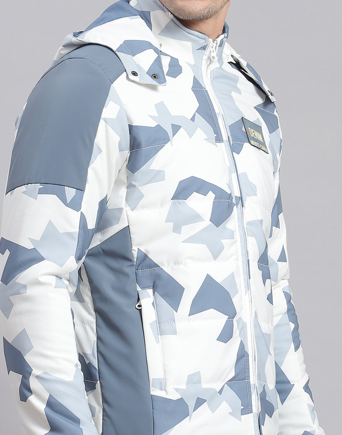 White 2025 printed jacket