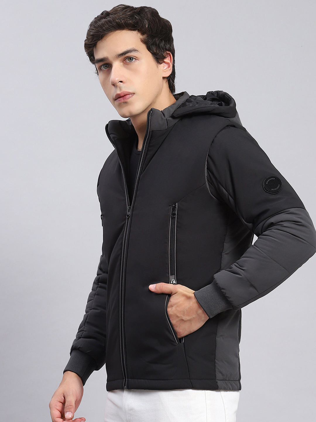 cotton Men black denim jacket hoodie For Mens at Rs 1100/piece in Mumbai |  ID: 16479224012