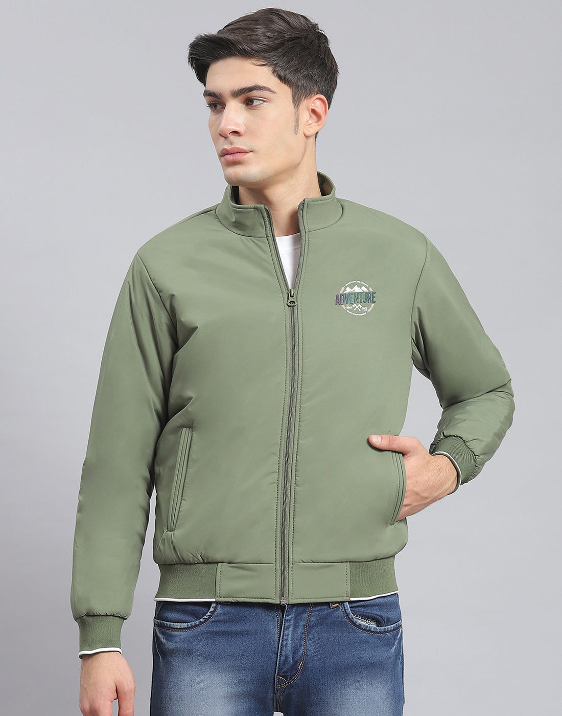 Buy Women Green Solid Jacket Online in India - Monte Carlo