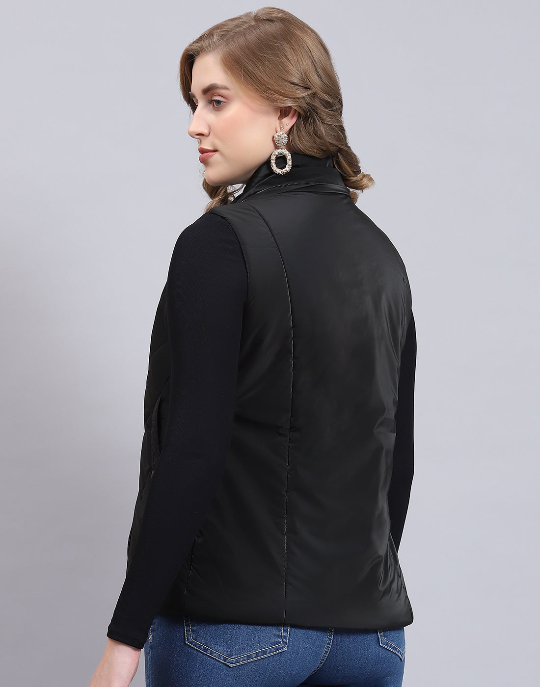 St. Agni | Sleeveless Tailored Blazer - Black