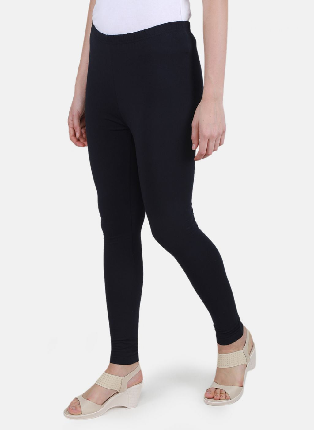 Buy Navy Blue Leggings for Women, Yoga Pants, 5 High Waist Leggings,  Buttery Soft, One Size and Plus Size Leggings, Solid Color Leggings Online  in India - Etsy