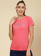 Women Pink Embroidered Top