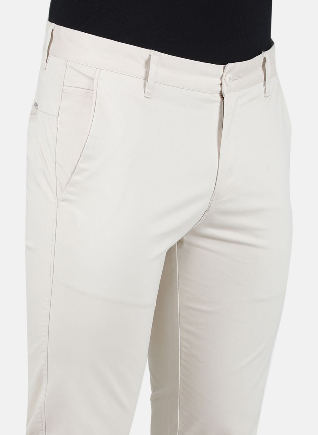 Men Beige Regular Fit Trouser