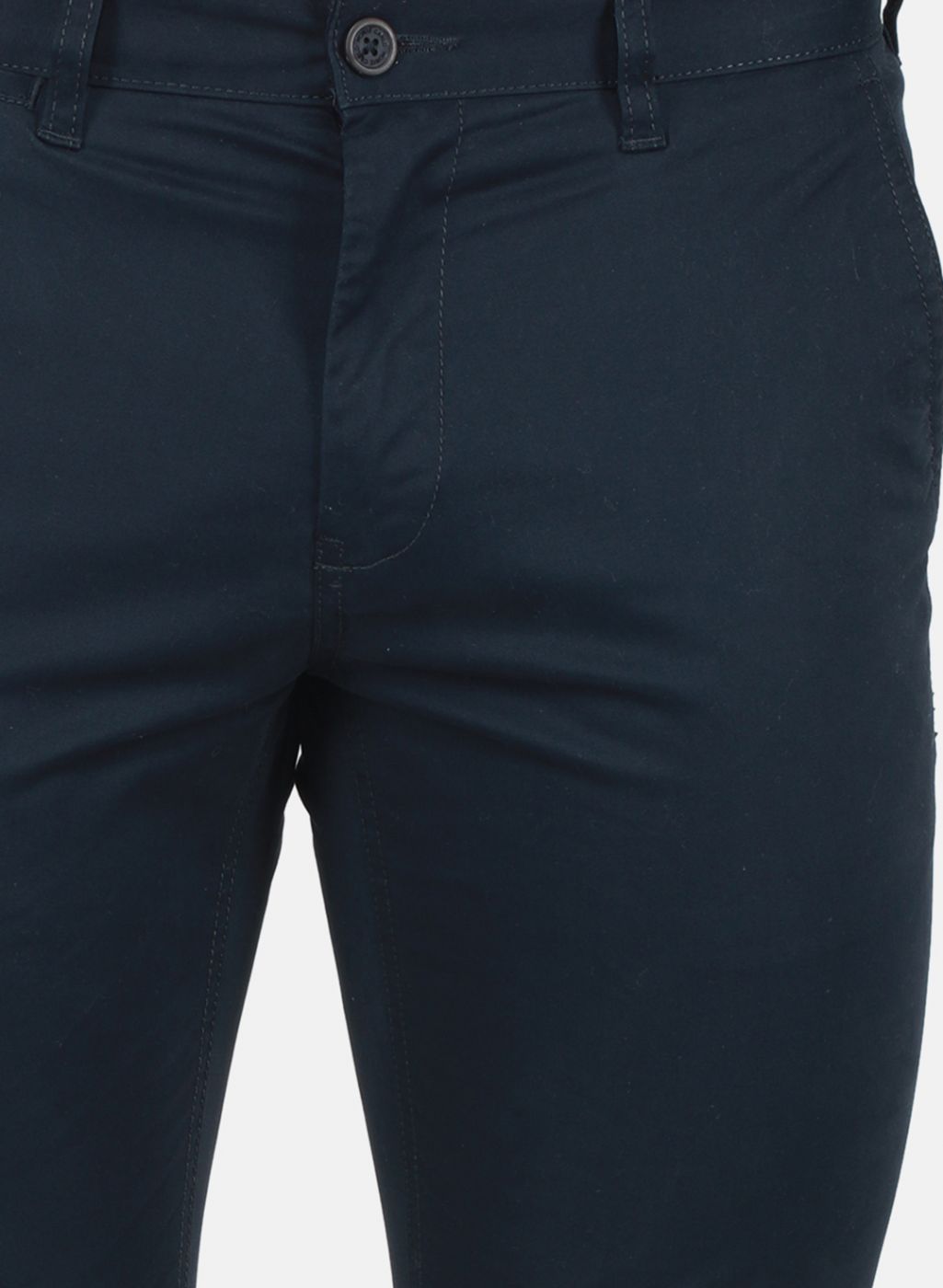 Men NAvy Blue Regular Fit Trouser