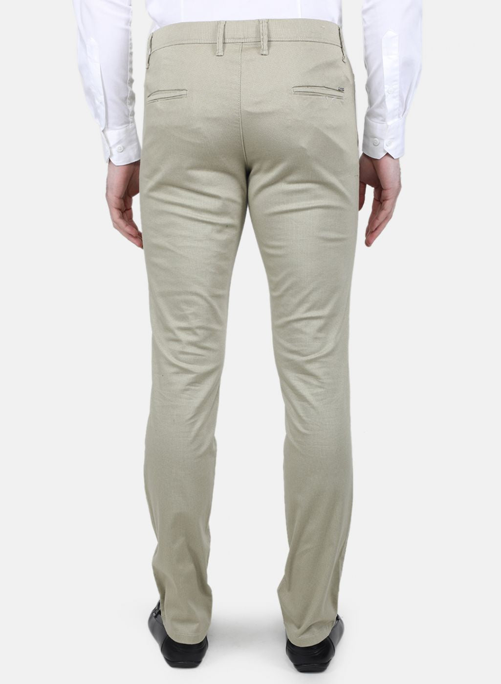 Men Beige Regular Fit Trouser