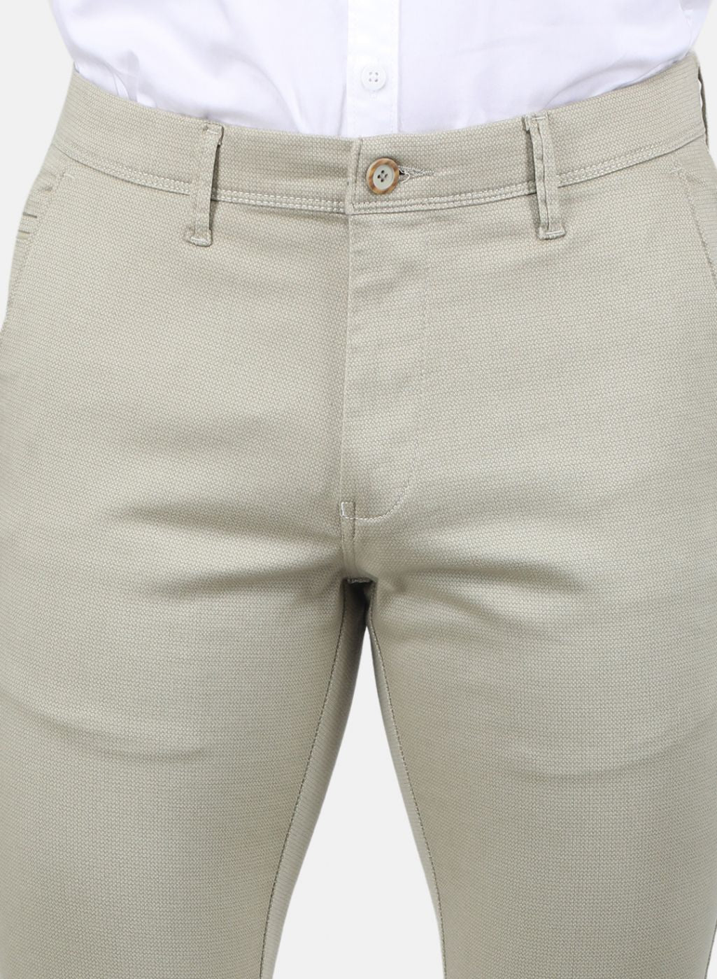 Men Beige Regular Fit Trouser