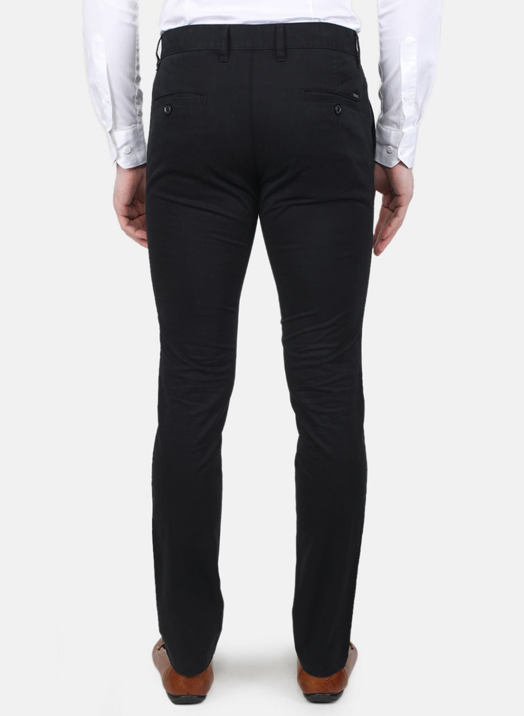 Men Black Regular Fit Trouser