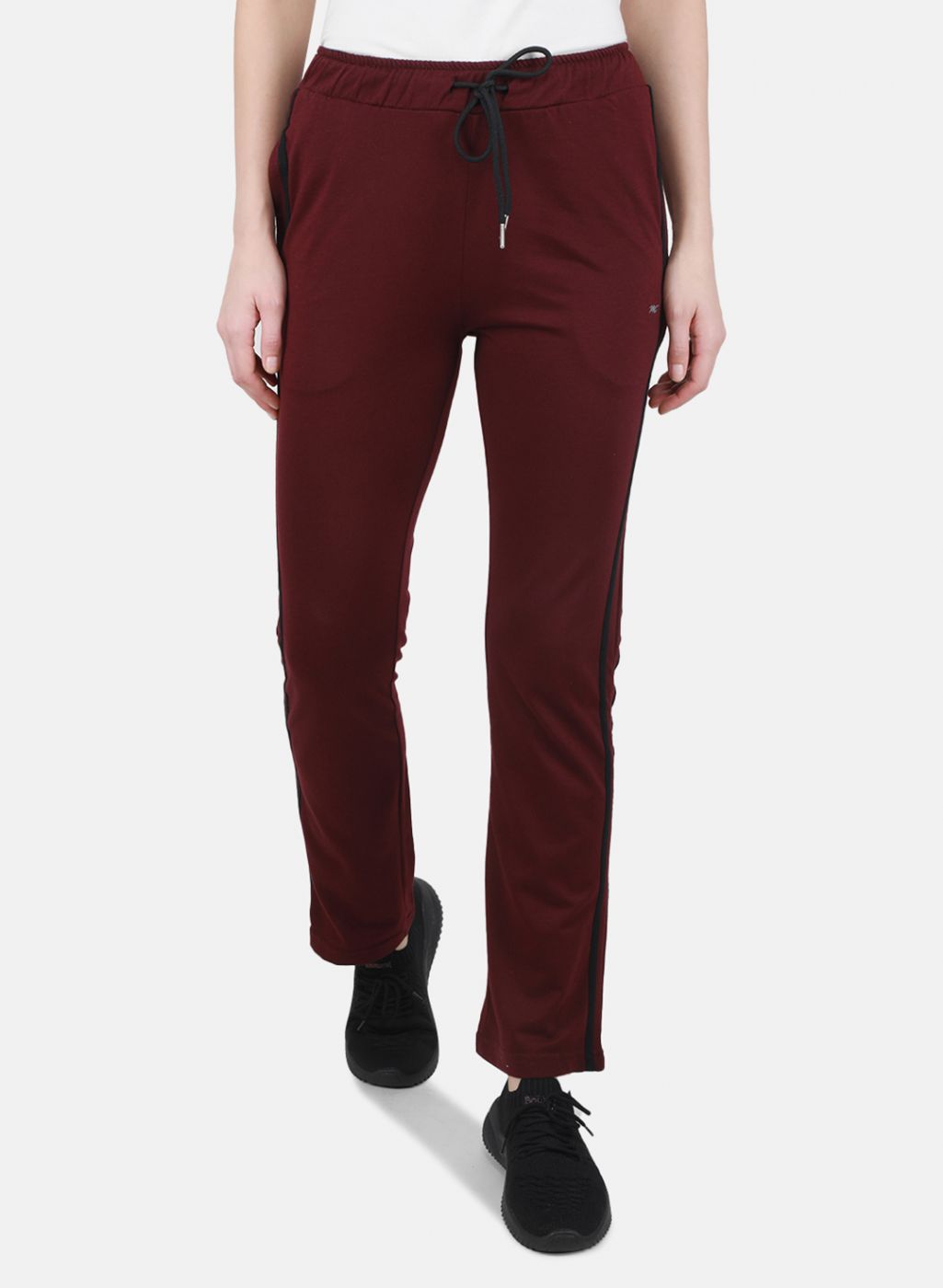 Women Maroon Regular Fit Lower