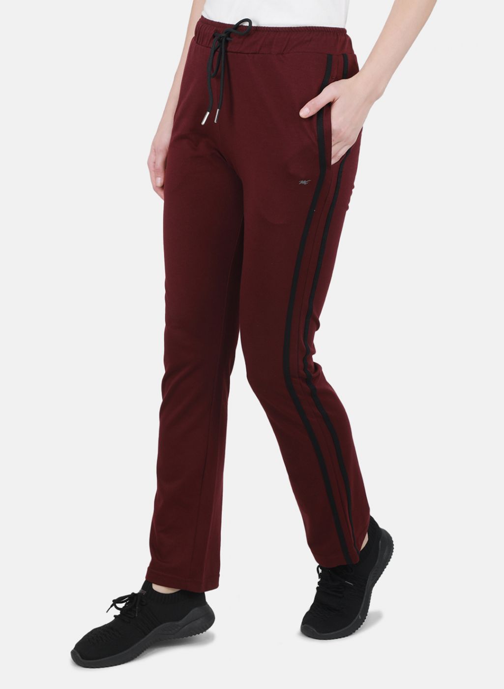 Women Maroon Regular Fit Lower