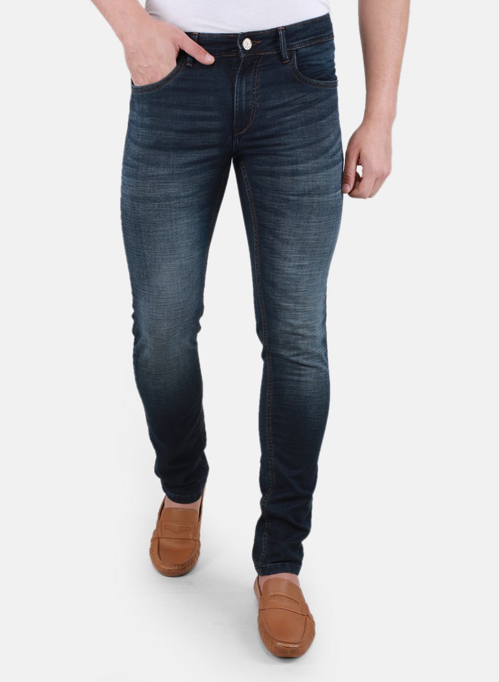 Men Blue Regular Fit Denim