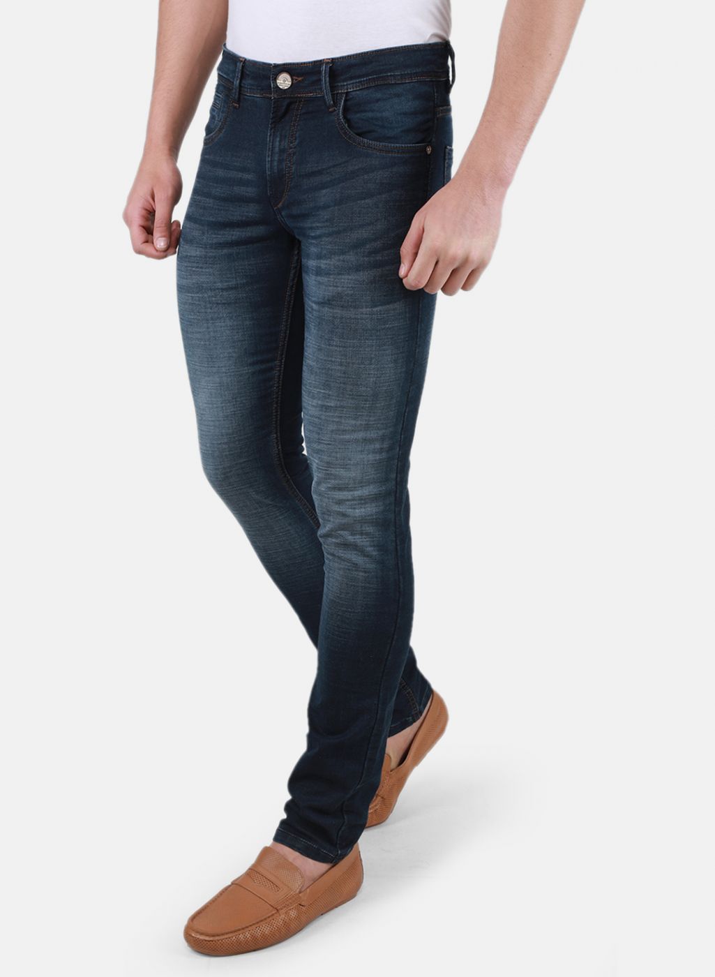 Men Blue Regular Fit Denim