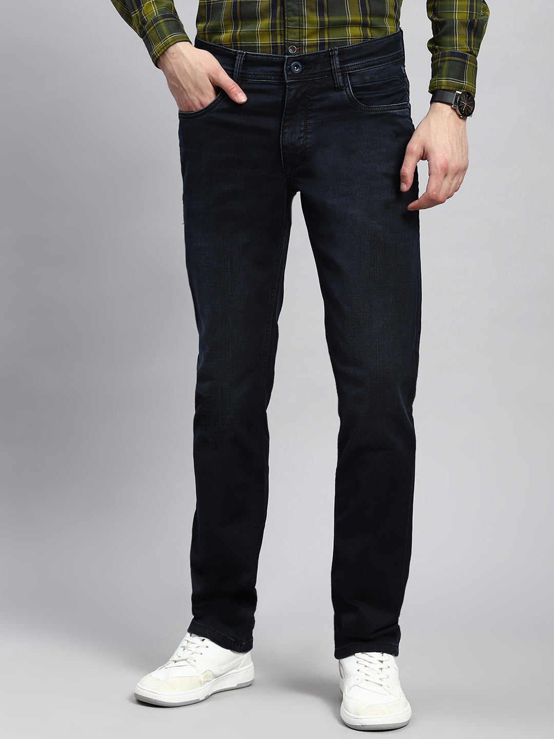 Men Blue Narrow Fit Denim