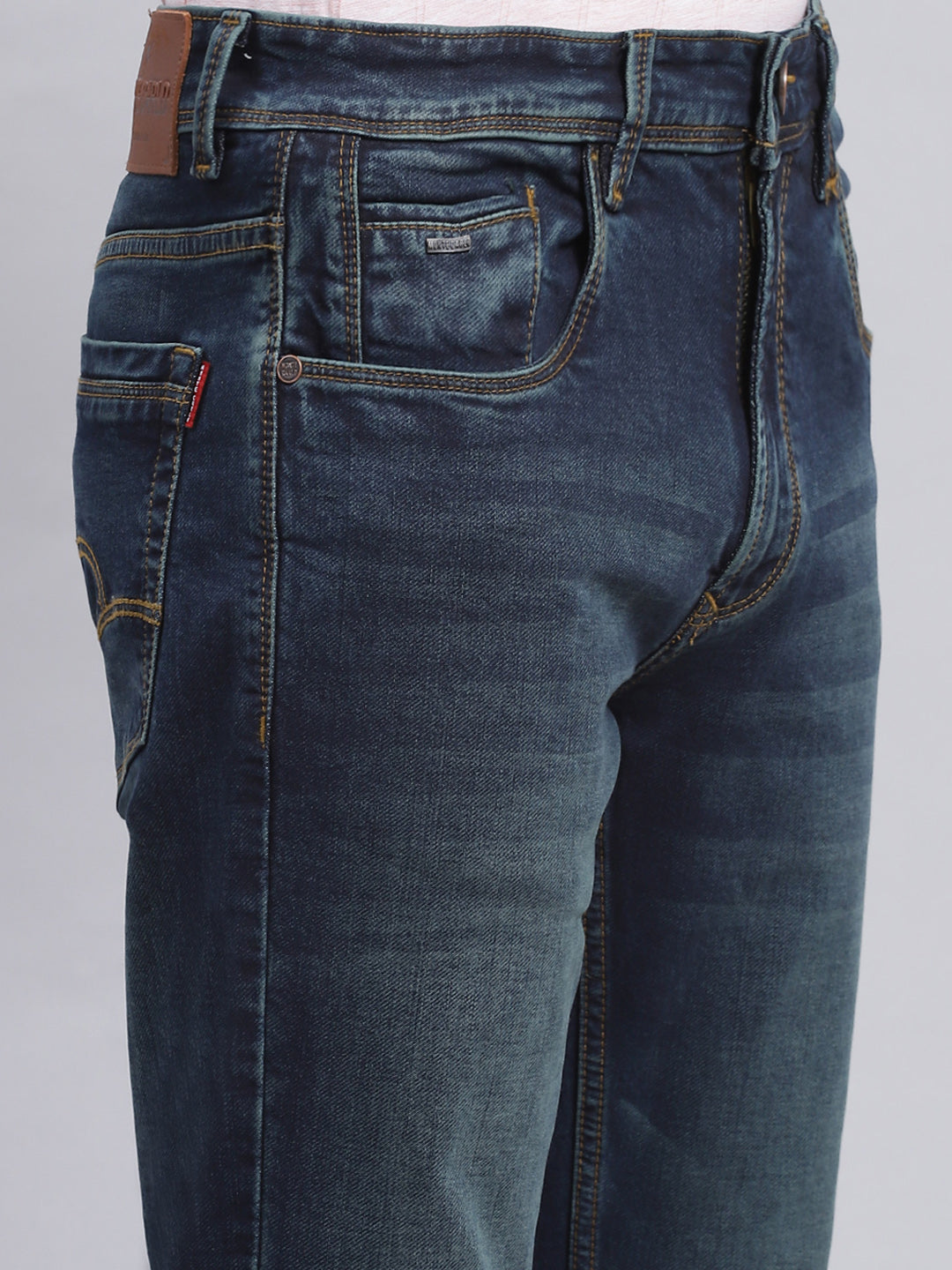 Men Blue Narrow Fit Denim