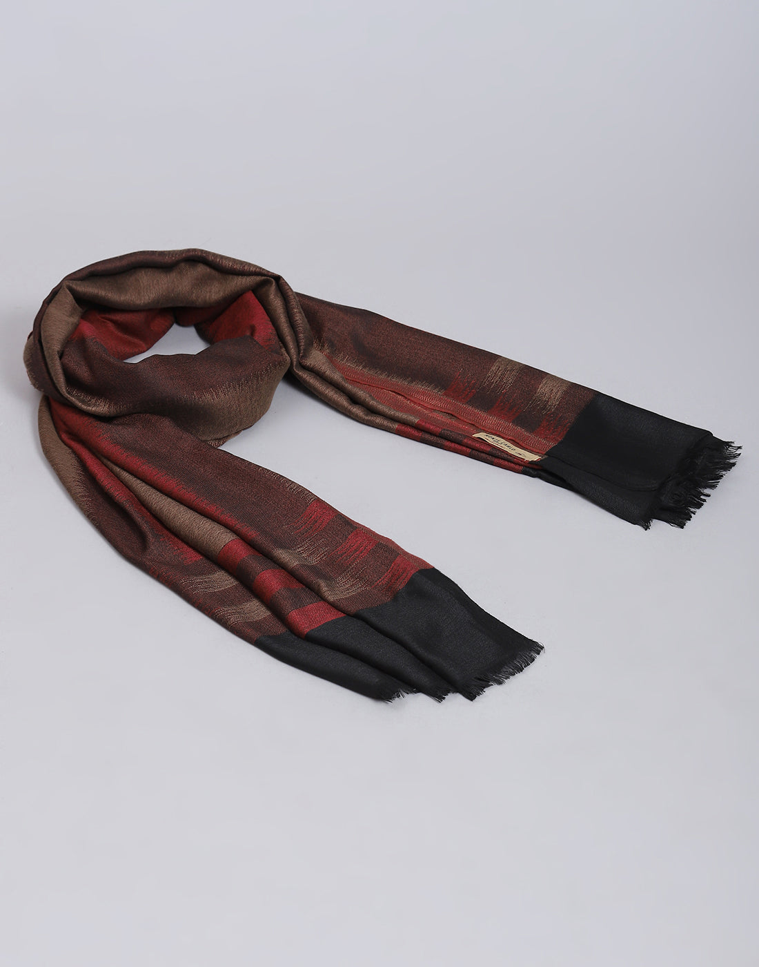 Women Brown Stripe Shawl