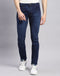 Men Blue Light Wash Skinny Fit Denim