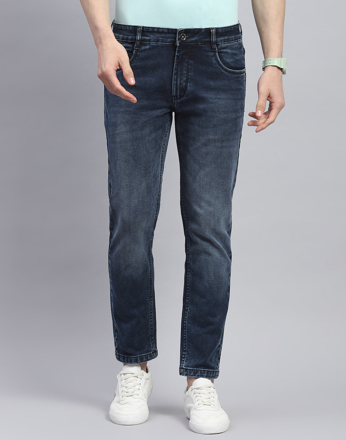 Buy High Star Men Charcoal Relaxed Fit Jeans - Jeans for Men 14829596 |  Myntra