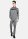 Men Grey Solid Sweatshirt