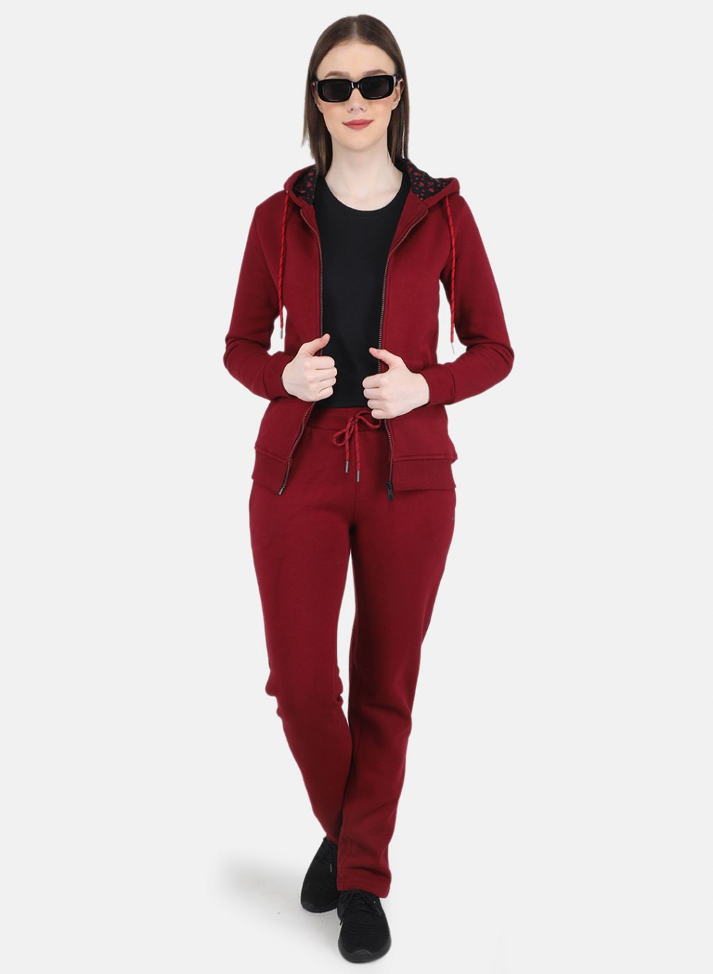 Burgundy clearance tracksuit womens