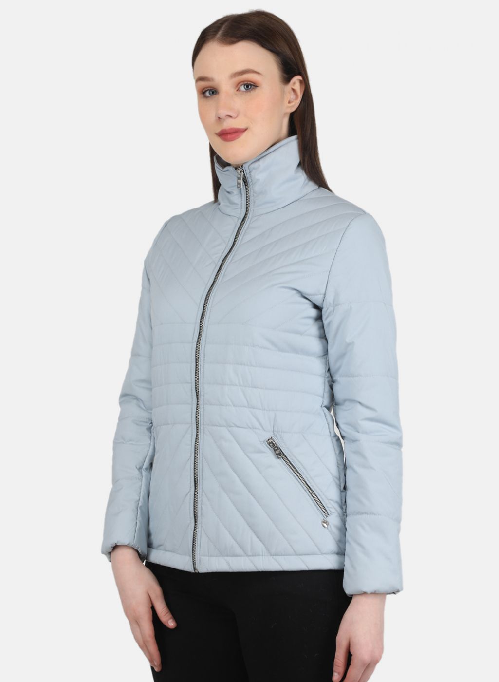 Buy Madame Women Red Solid Quilted Jacket - Jackets for Women 2130871 |  Myntra