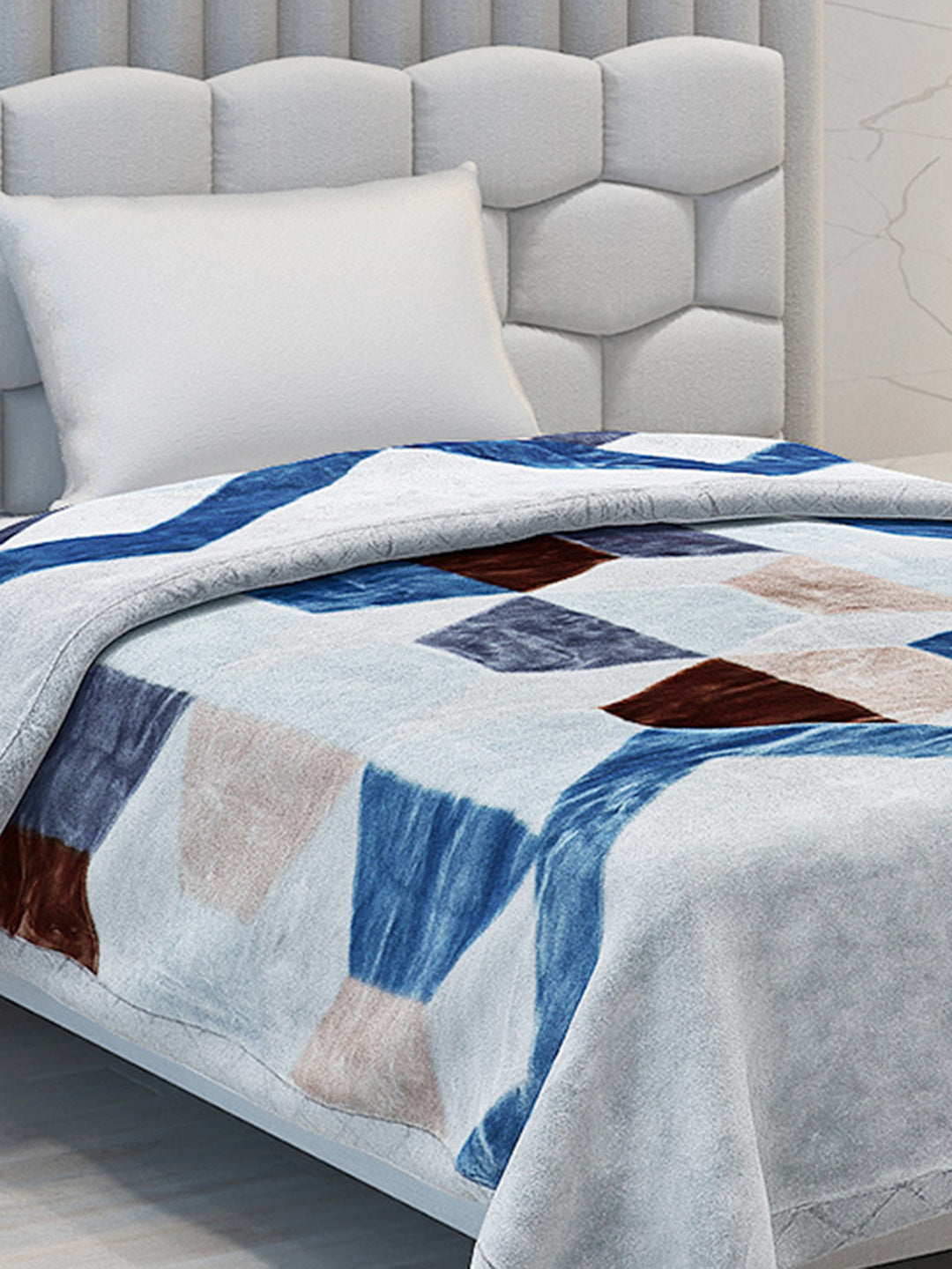 Printed Single Bed Blanket for Heavy Winter -2 Ply