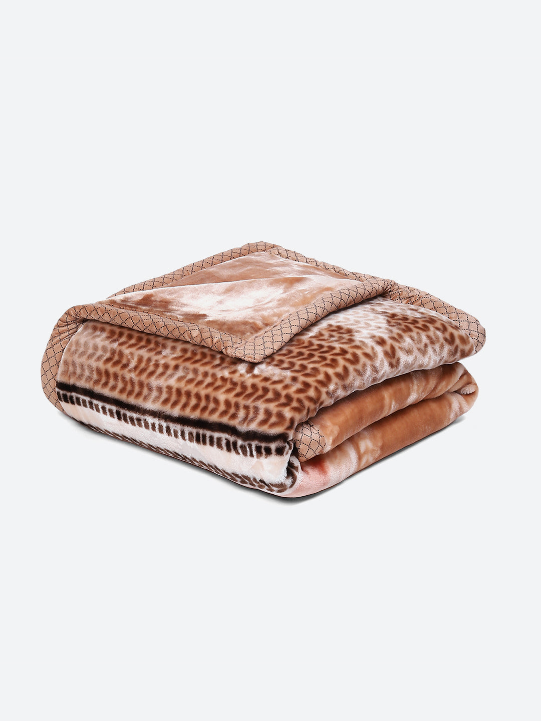 Printed Single Bed Blanket for Mild Winter -2 Ply