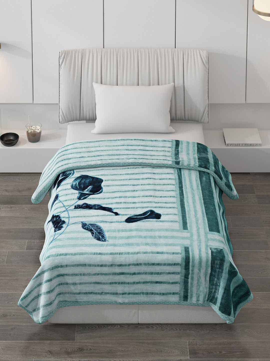 Printed Single Bed Blanket for Mild Winter -2 Ply