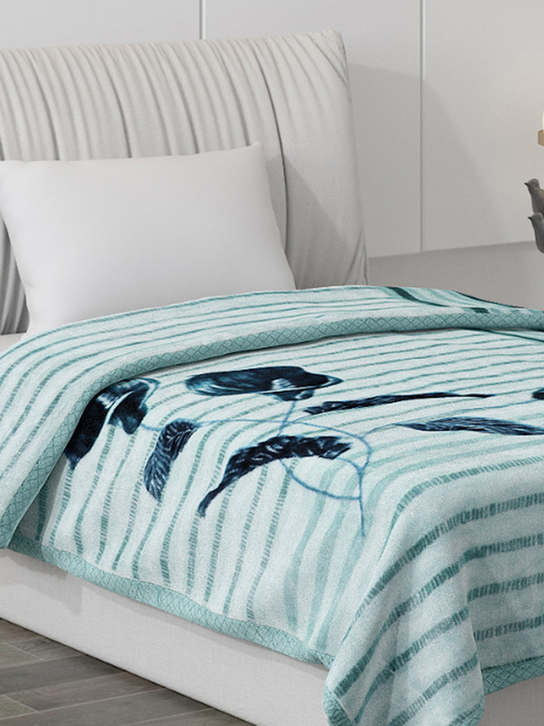 Printed Single Bed Blanket for Mild Winter -2 Ply