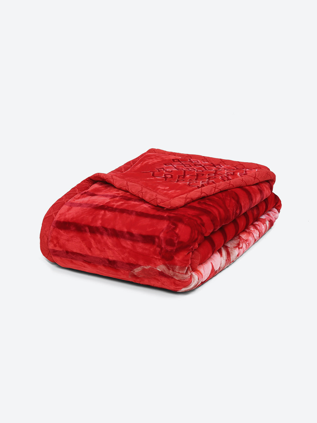 Printed Double Bed Blanket for Heavy Winter -3 Ply