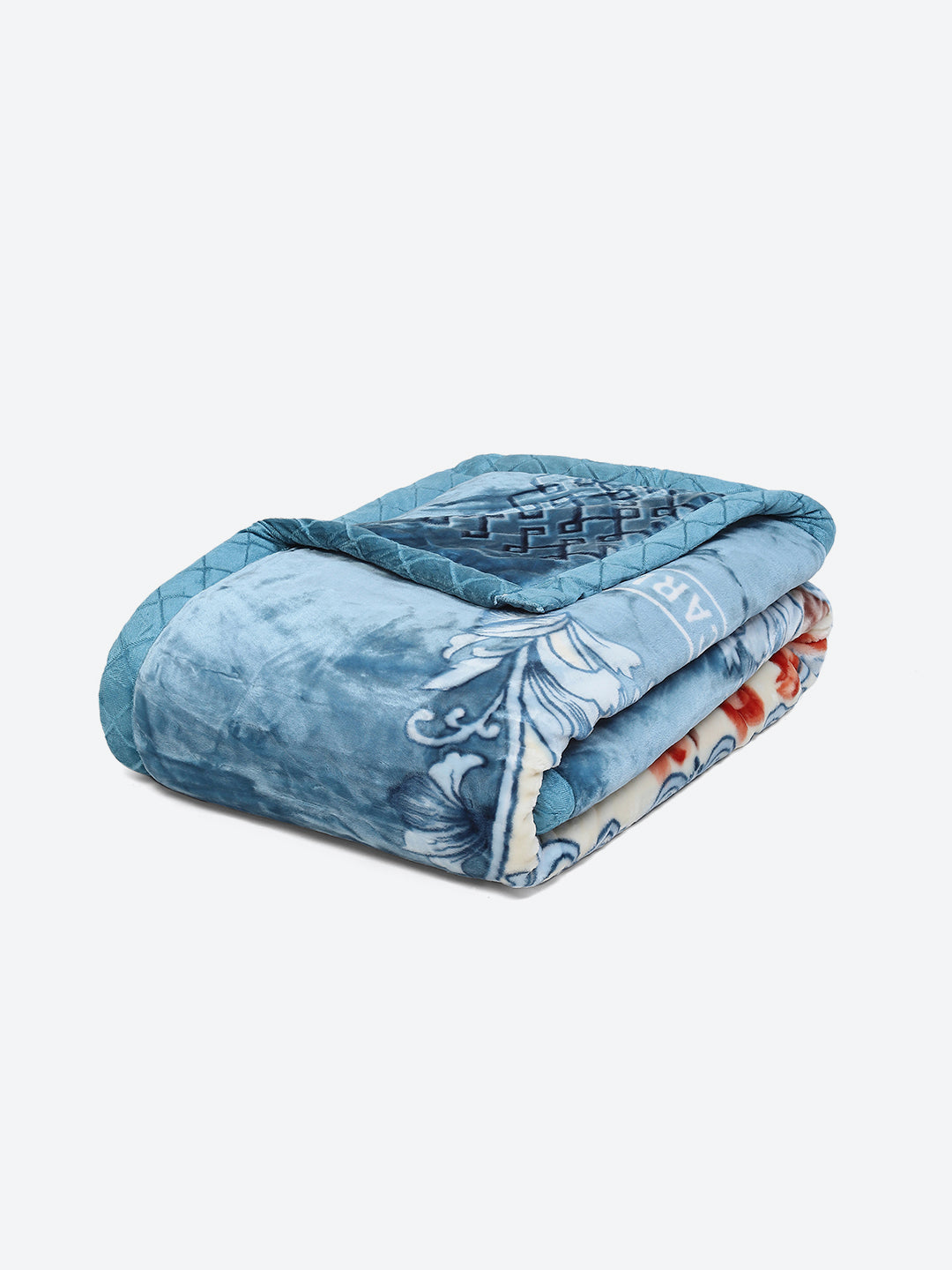 Printed Double Bed Blanket for Heavy Winter -3 Ply