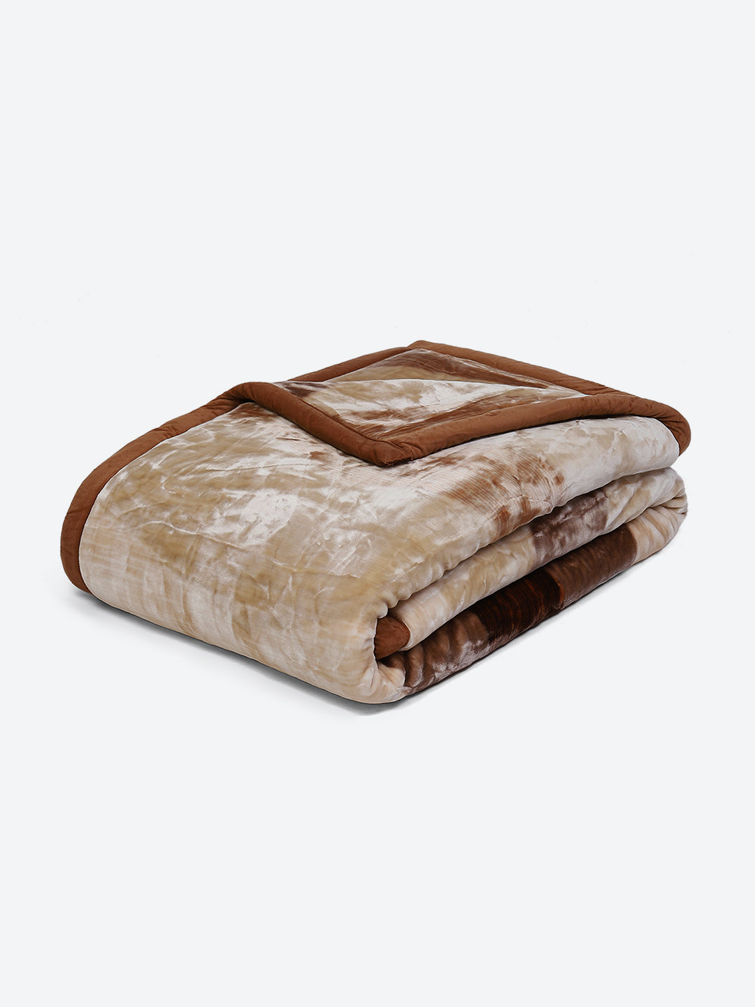 Printed Double Bed Blanket for Heavy Winter -3 Ply