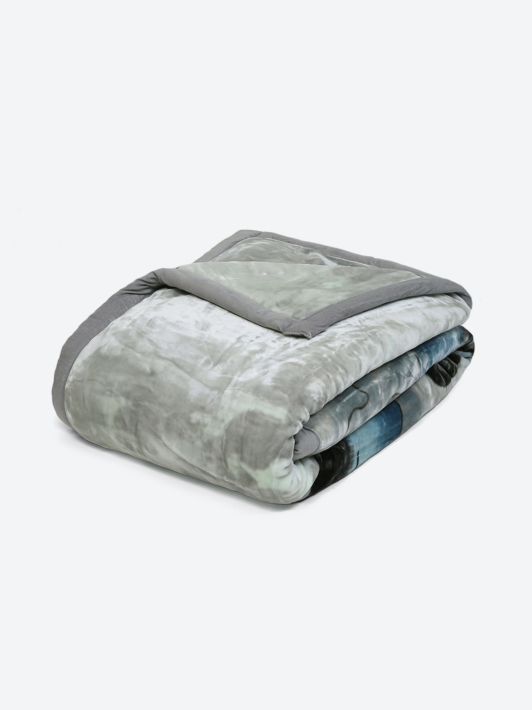 Printed Double Bed Blanket for Heavy Winter -3 Ply