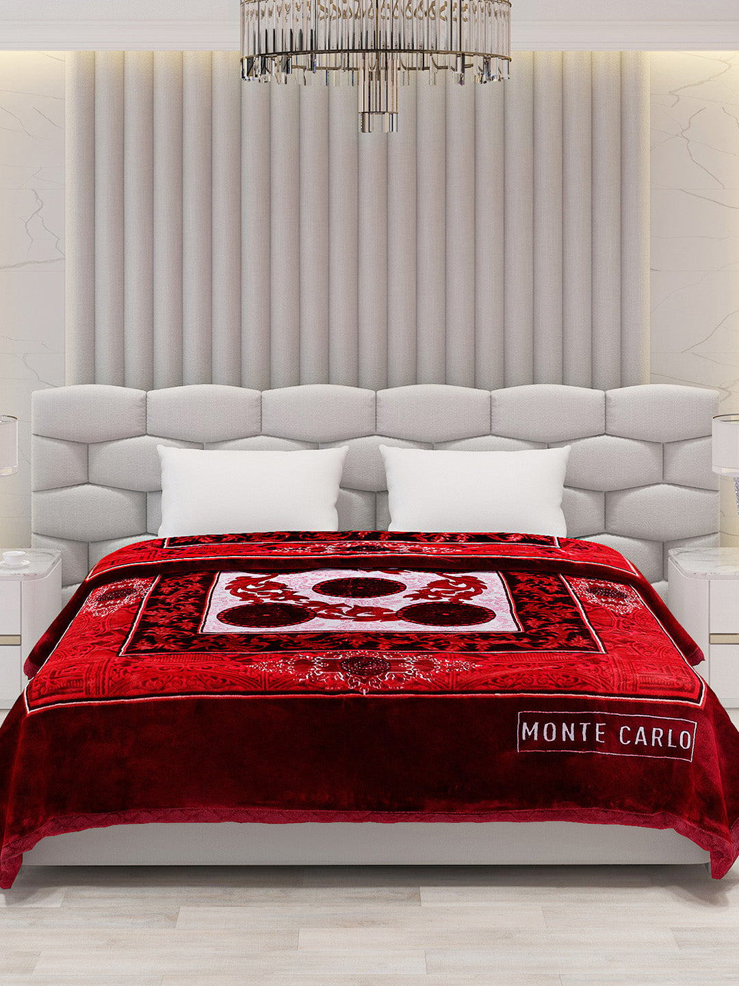 Printed Double Bed Blanket for Heavy Winter -2 Ply