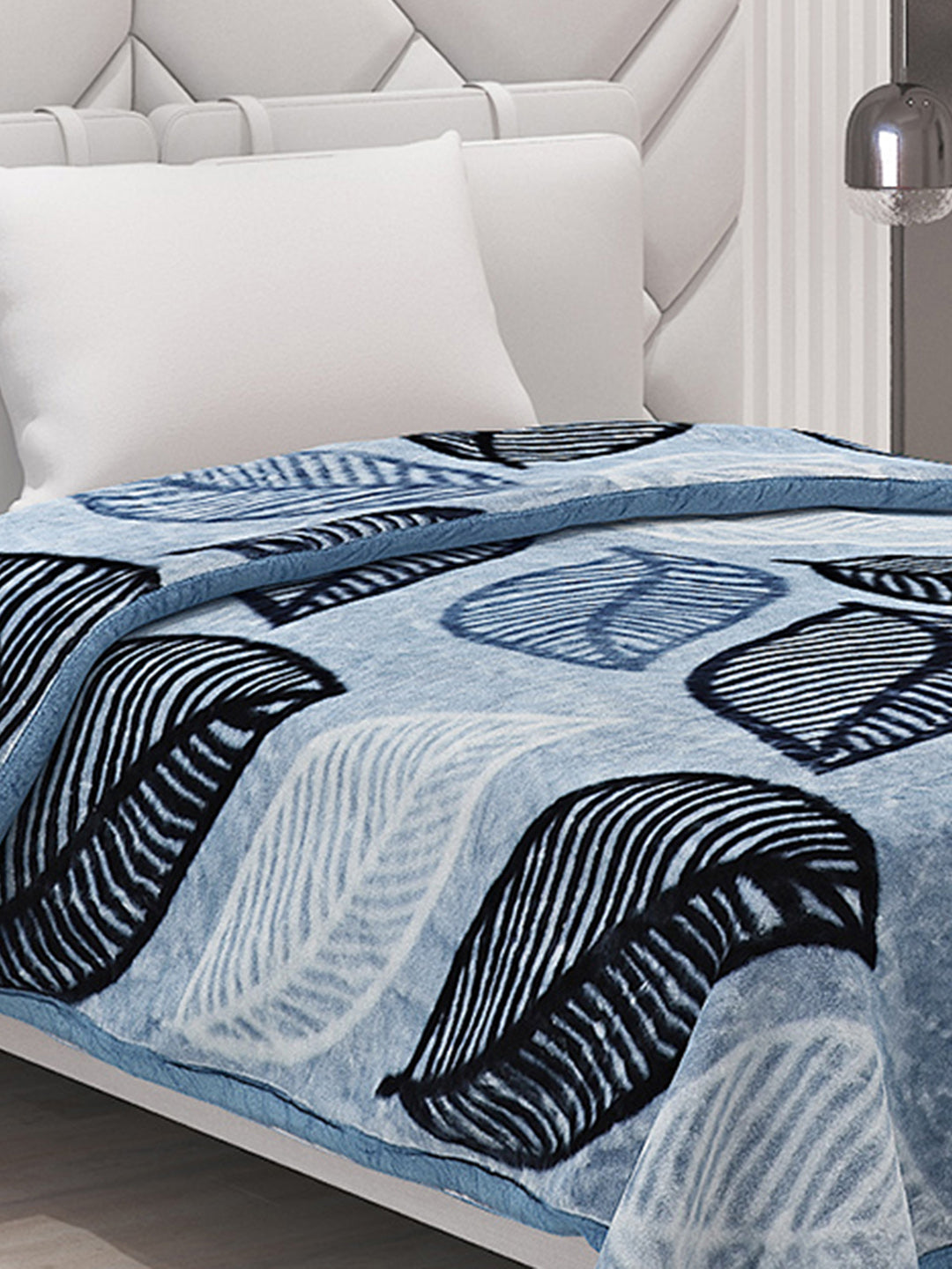 Printed Single Bed Blanket for Mild Winter -1 Ply