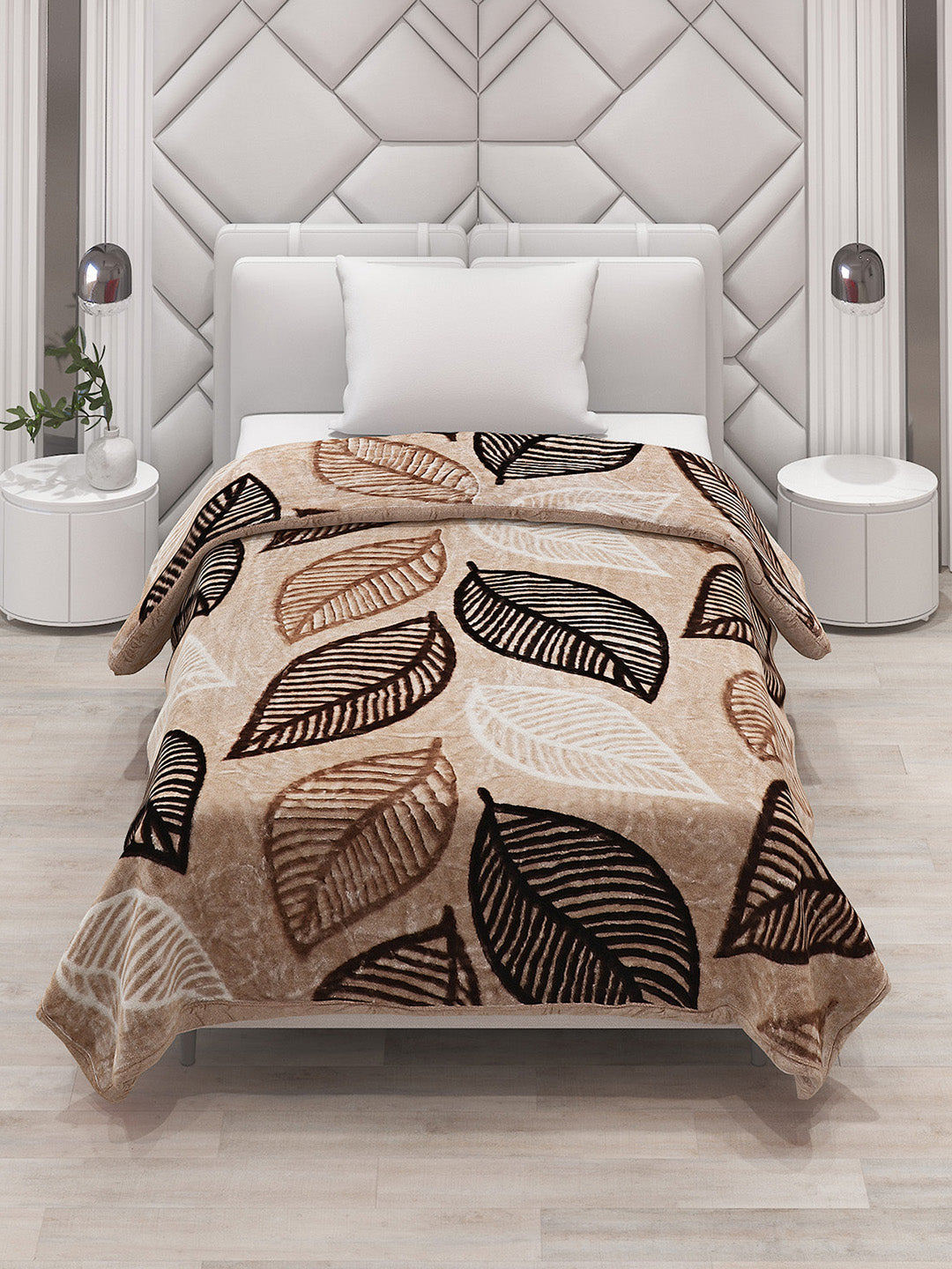 Printed Single Bed Blanket for Mild Winter -1 Ply