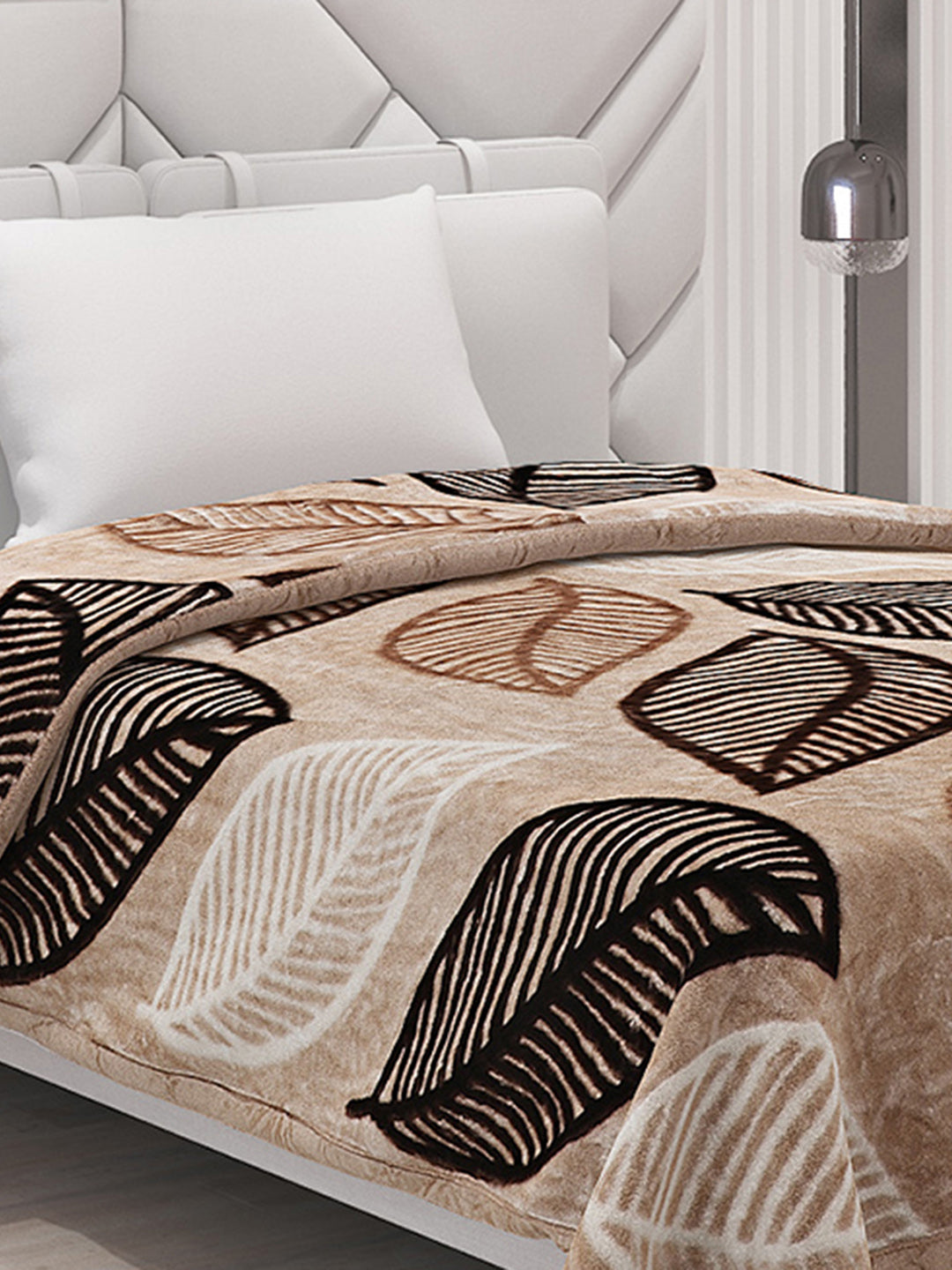 Printed Single Bed Blanket for Mild Winter -1 Ply