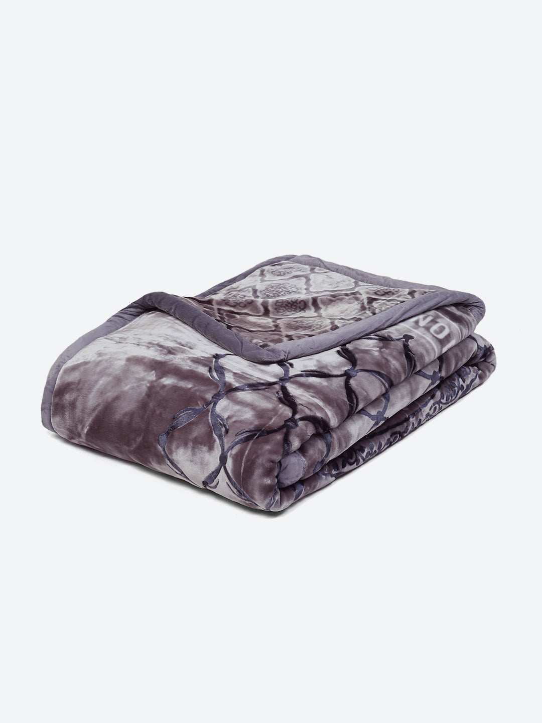 Printed Double Bed Blanket for Heavy Winter -2 Ply