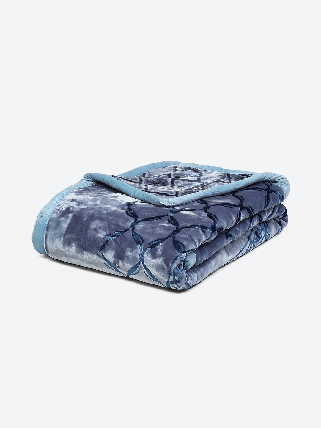 Printed Double Bed Blanket for Heavy Winter -2 Ply