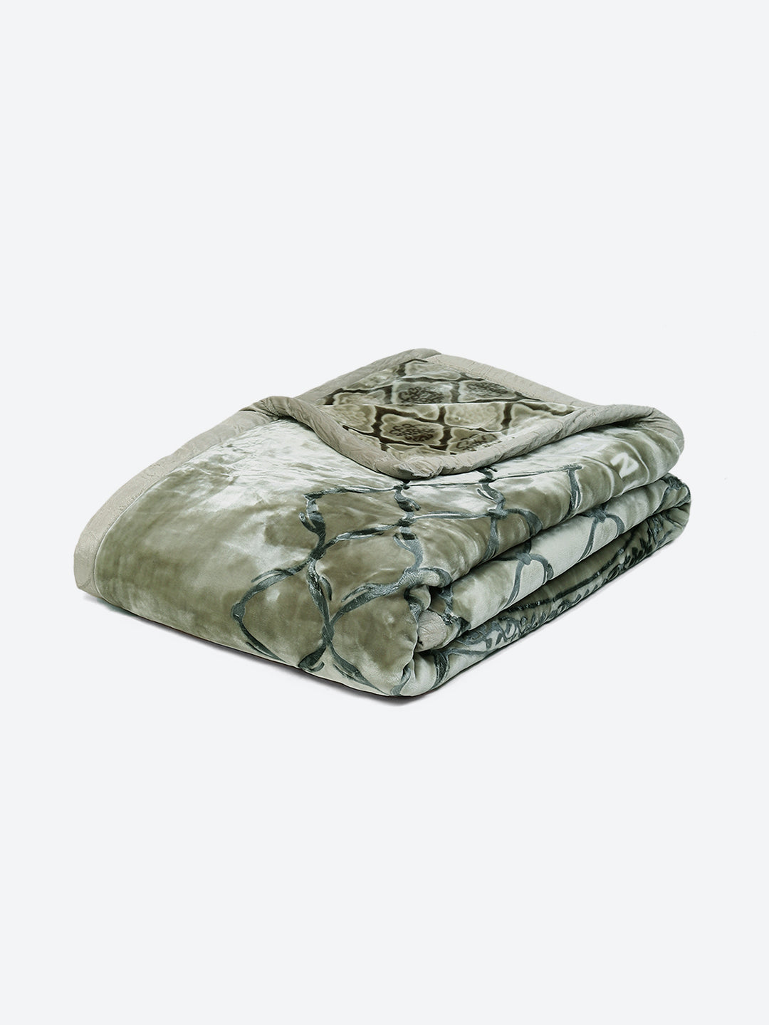 Printed Double Bed Blanket for Heavy Winter -2 Ply