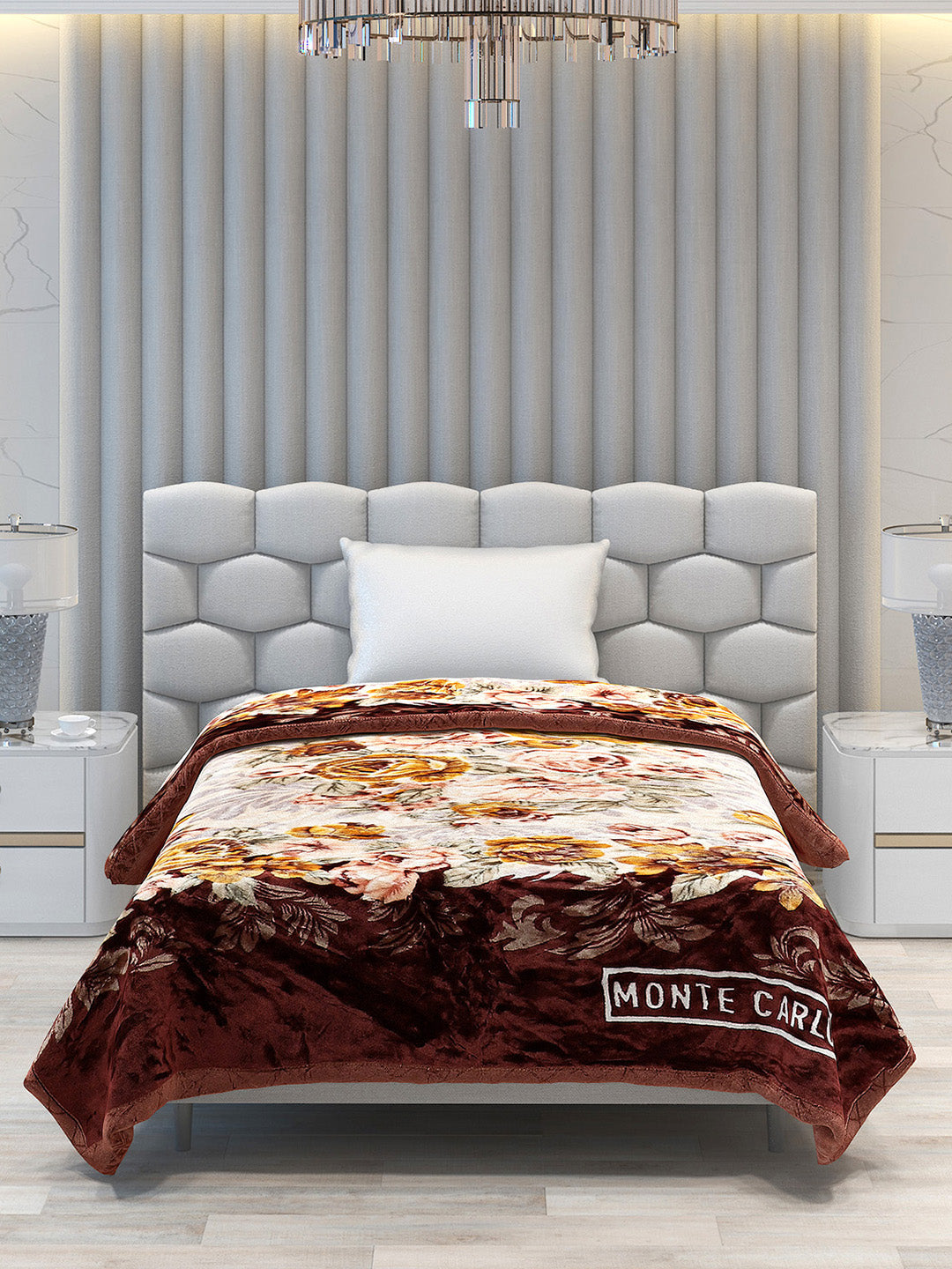 Printed Single Bed Blanket for Heavy Winter -3 Ply