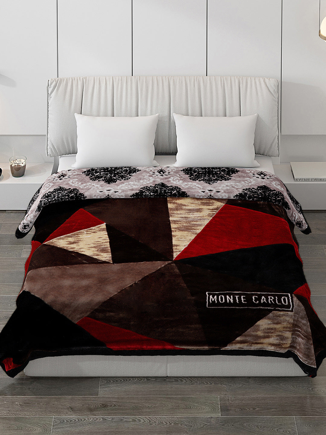 Printed Double Bed Blanket for Heavy Winter -2 Ply