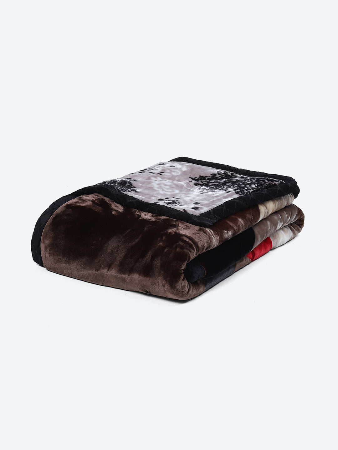 Printed Double Bed Blanket for Heavy Winter -2 Ply