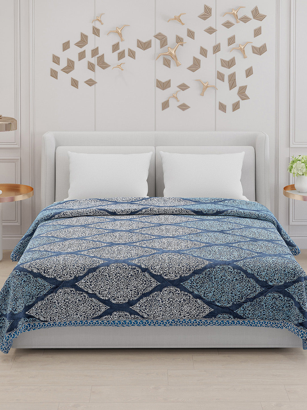 Printed 100% Polyster Double Bed Comforter for AC Room