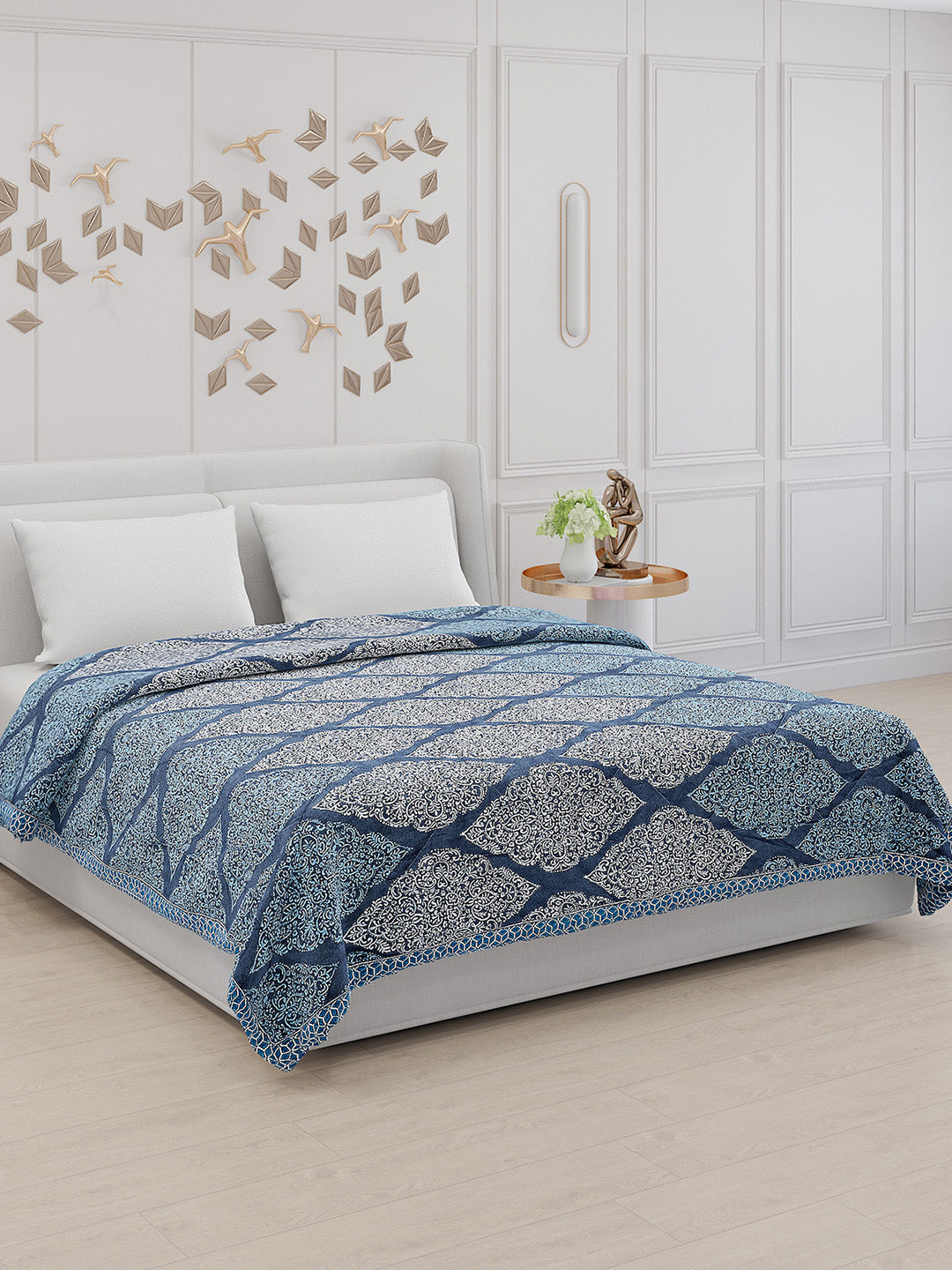 Printed 100% Polyster Double Bed Comforter for AC Room