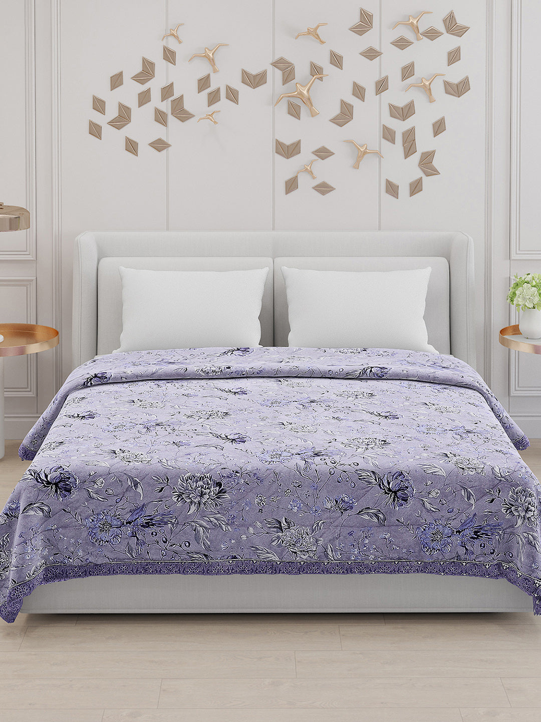 Printed 100% Polyster Double Bed Comforter for AC Room